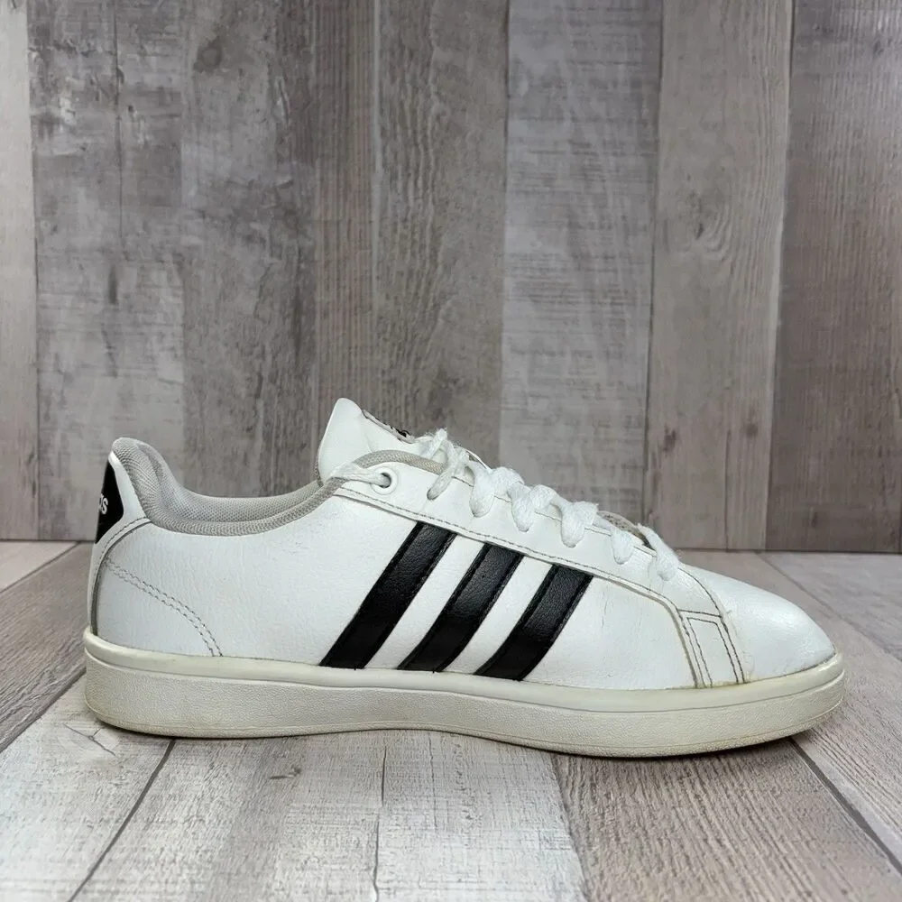 Adidas Cloudfoam Advantage Women's Size 7.5 Sneakers Athletic Shoes White Black